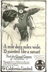 Atcheson, Topeka & Santa Fe Railroad Advertisement Atcheson, Topeka & Santa Fe Railroad Advertisement